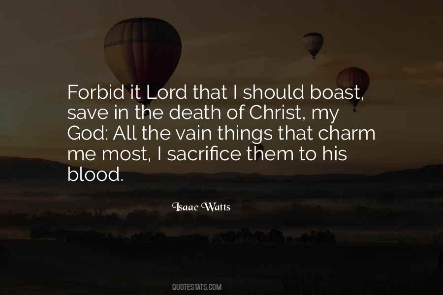 Blood Sacrifice Quotes #144750