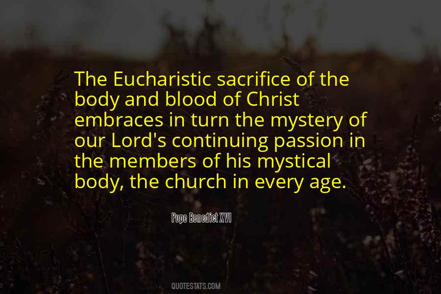 Blood Sacrifice Quotes #256457