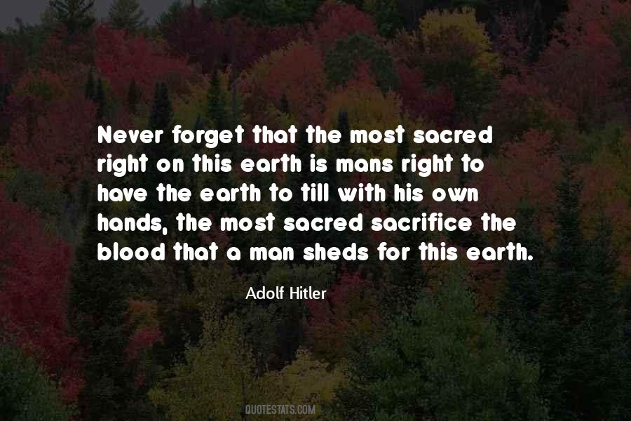 Blood Sacrifice Quotes #764012