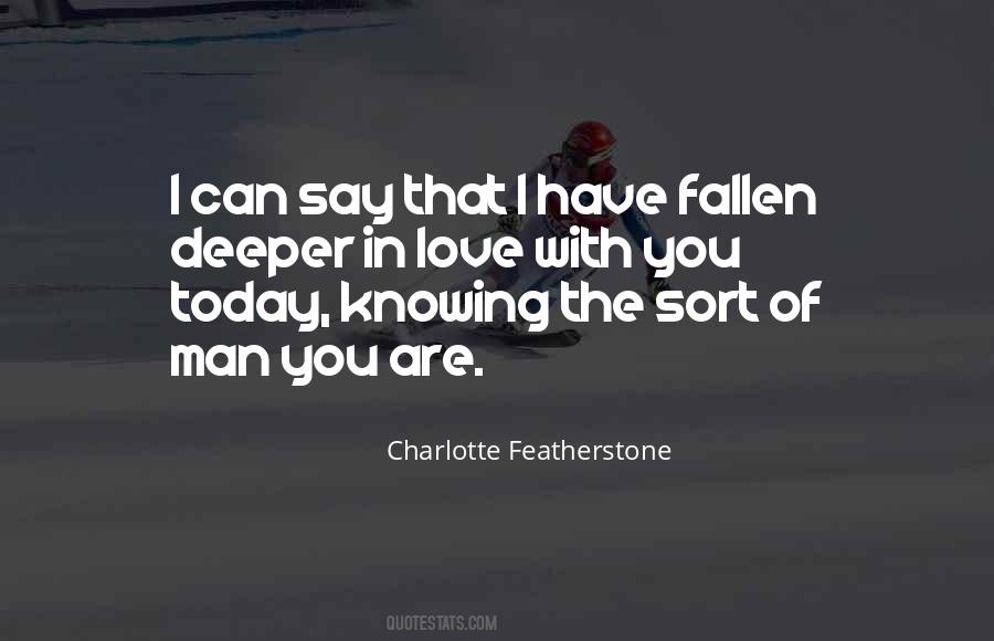 Quotes About Knowing You're In Love #532912