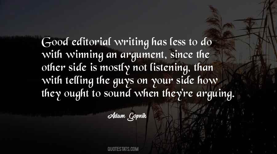 Quotes About Argument Writing #1298618