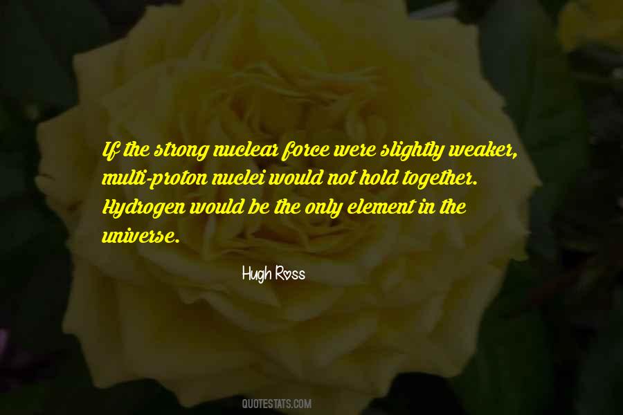 Quotes About Hydrogen #485381