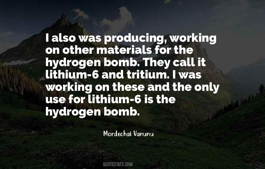 Quotes About Hydrogen #550364