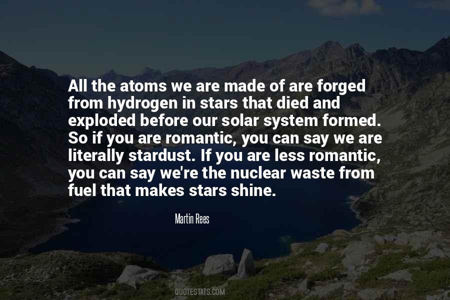Quotes About Hydrogen #685336