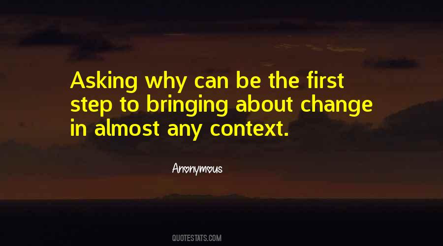 Quotes About Change Anonymous #92319