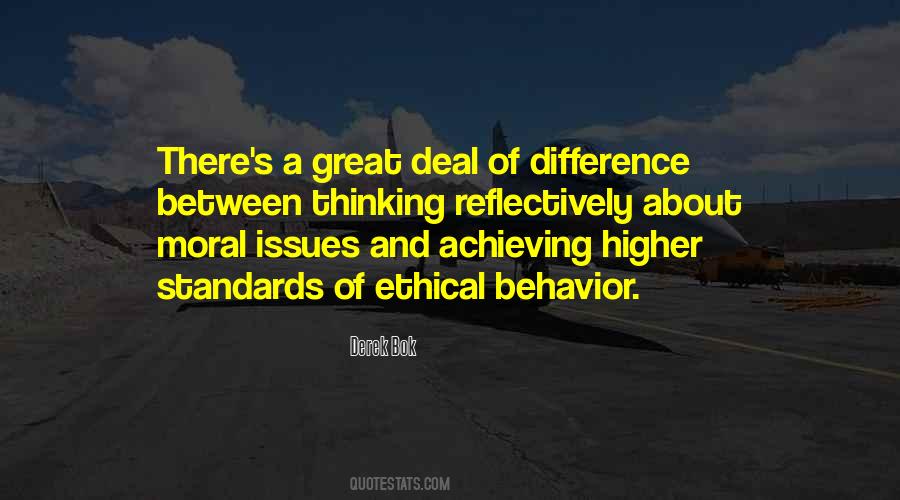 Quotes About Higher Standards #136185