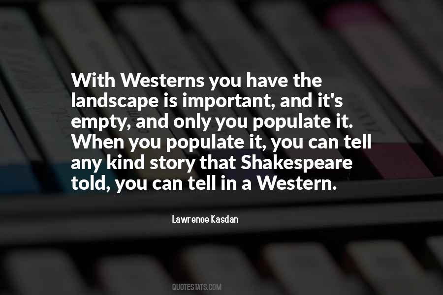 Quotes About Westerns #703180