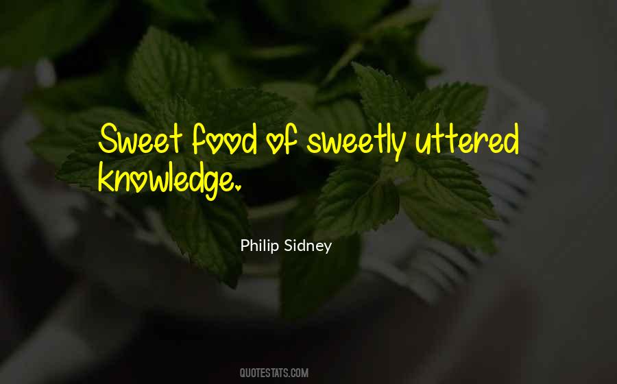 Quotes About Sweet Food #1842752