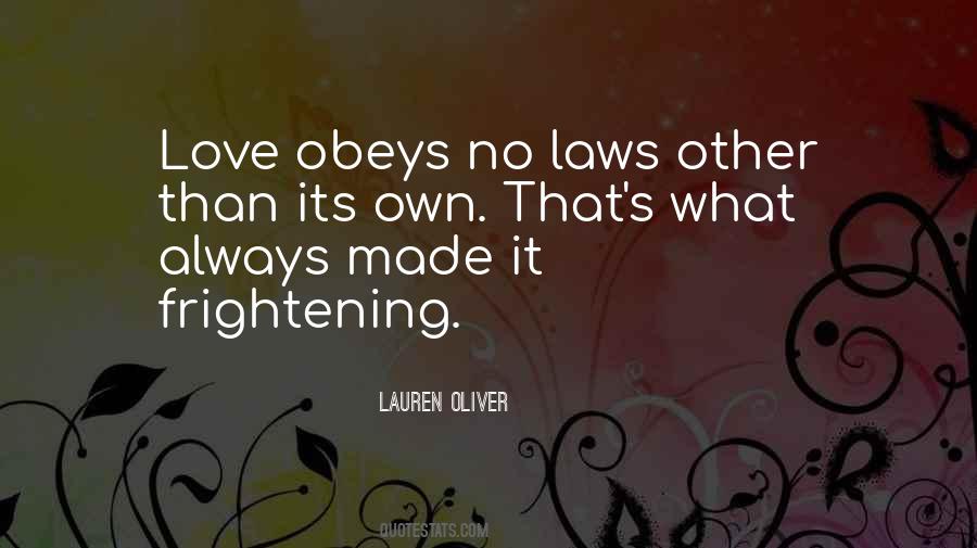 Love Laws Quotes #1298605