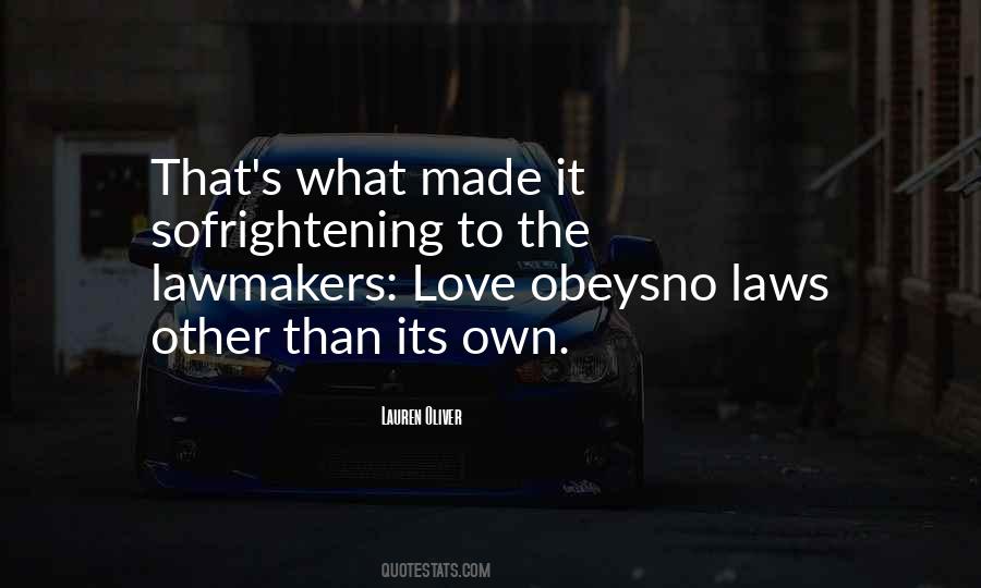 Love Laws Quotes #751011