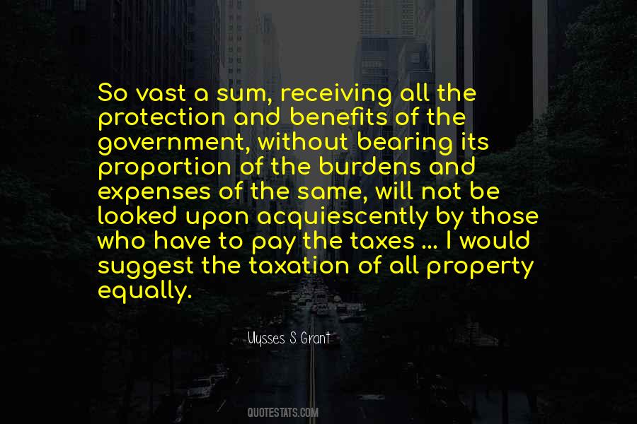 Quotes About Government Taxation #1226323