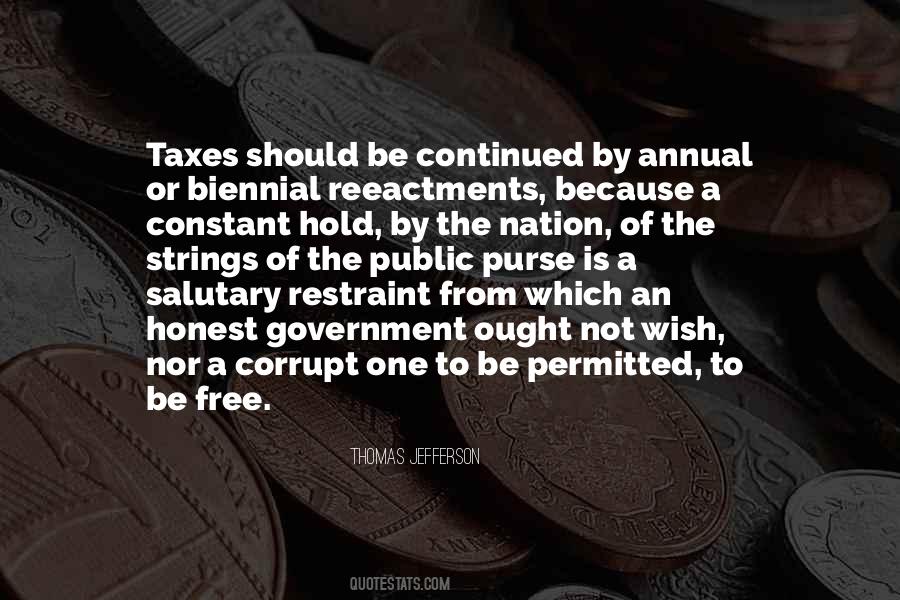 Quotes About Government Taxation #1254420