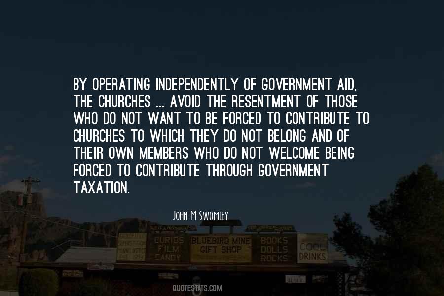 Quotes About Government Taxation #516982