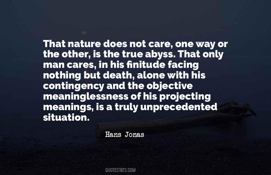 Contingency Of Nature Quotes #377299