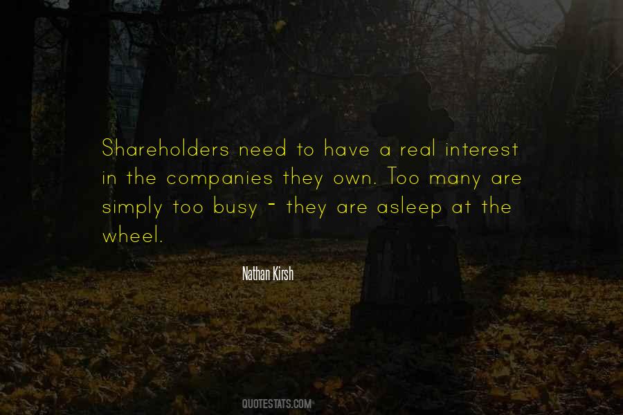 Shareholders In Quotes #1284719