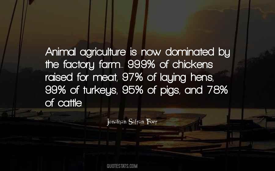 Quotes About Animal Agriculture #156325