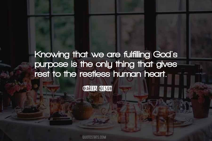 Quotes About Fulfilling God's Purpose #50722