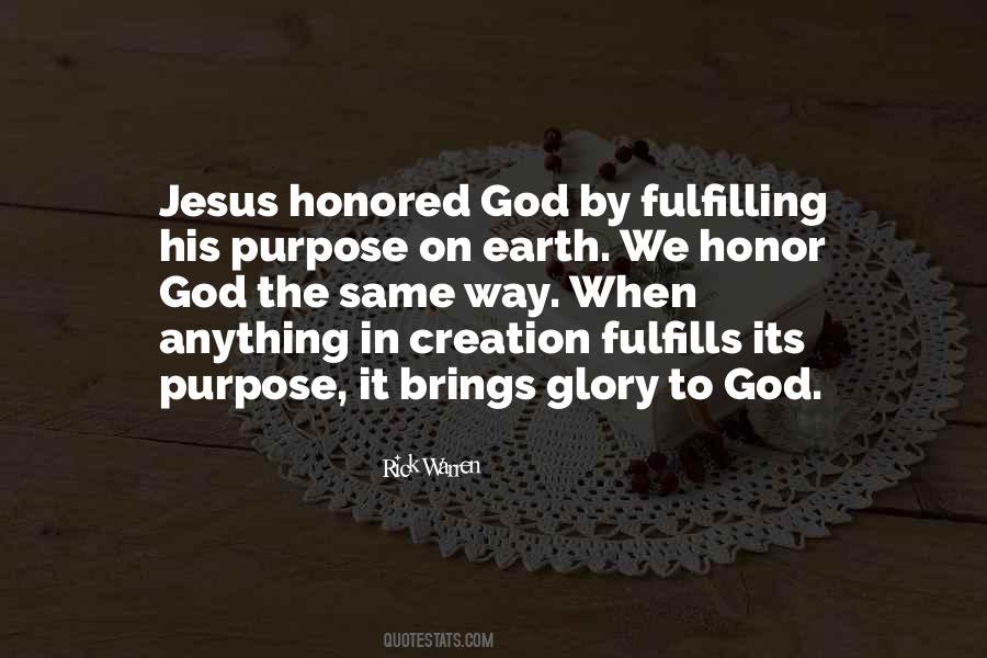 Quotes About Fulfilling God's Purpose #915606