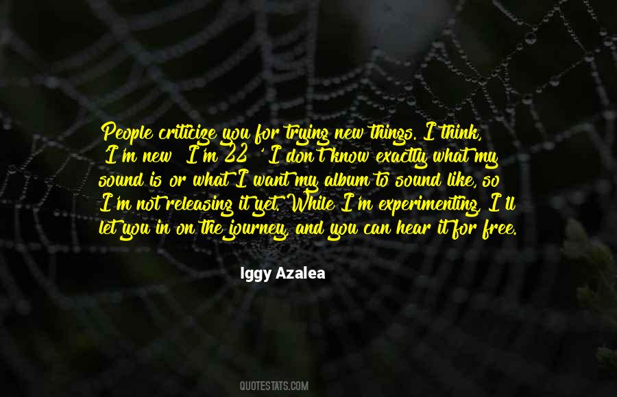 Quotes About Trying New Things #1837677