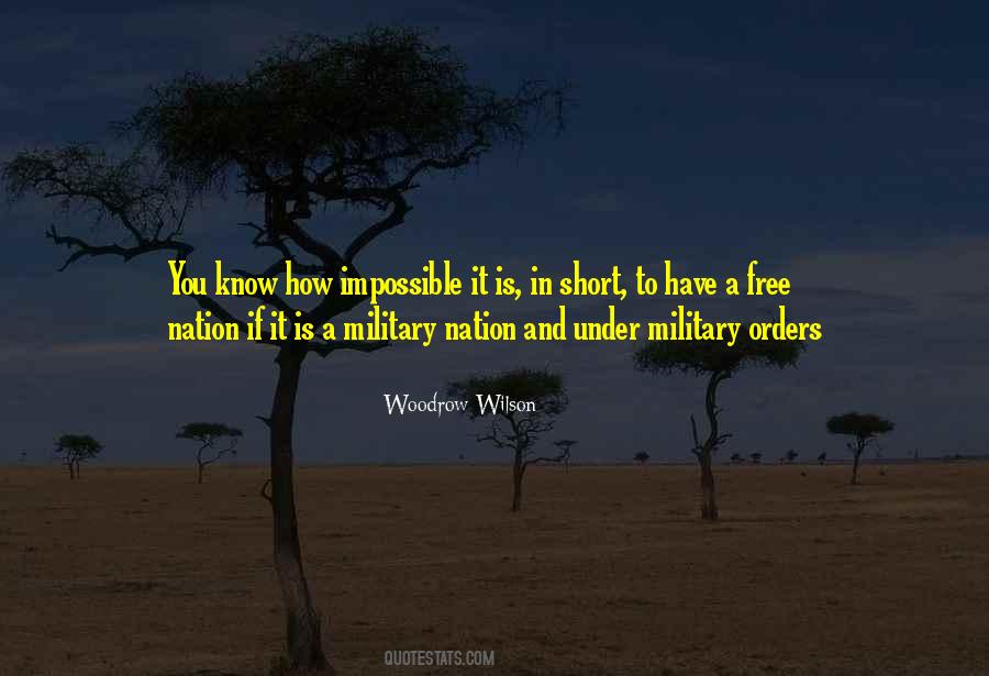 Quotes About Military Orders #1494004