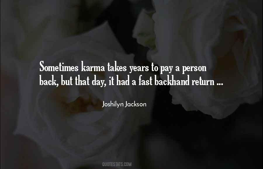 Return Back Quotes #504117