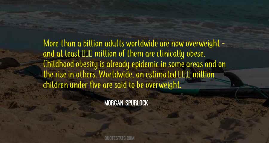 Epidemic Of Obesity Quotes #112197