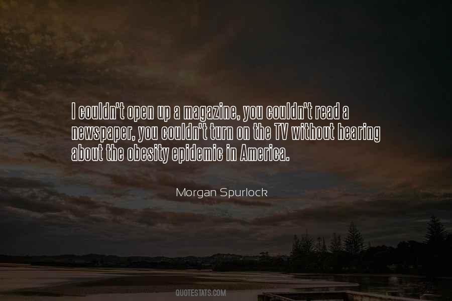Epidemic Of Obesity Quotes #391662