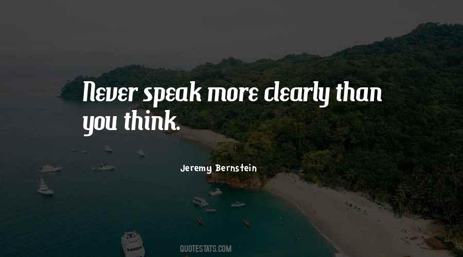 Quotes About Thinking Clearly #1153814