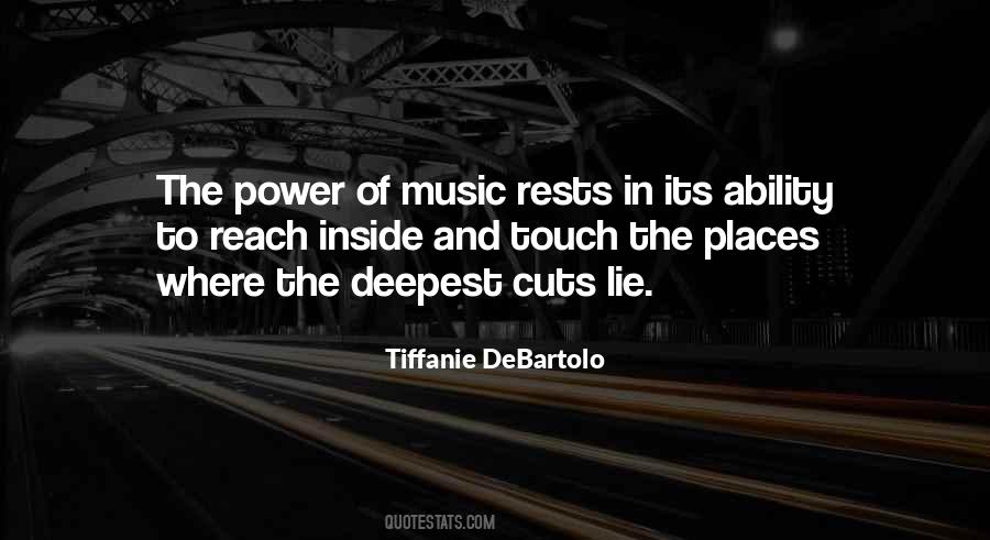 Quotes About The Power Of Music #1186767