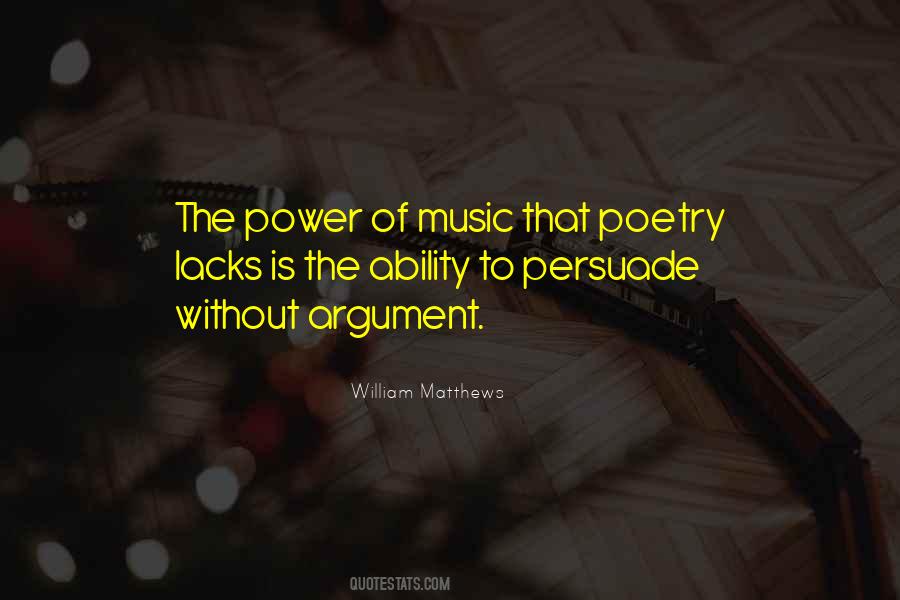 Quotes About The Power Of Music #1237914