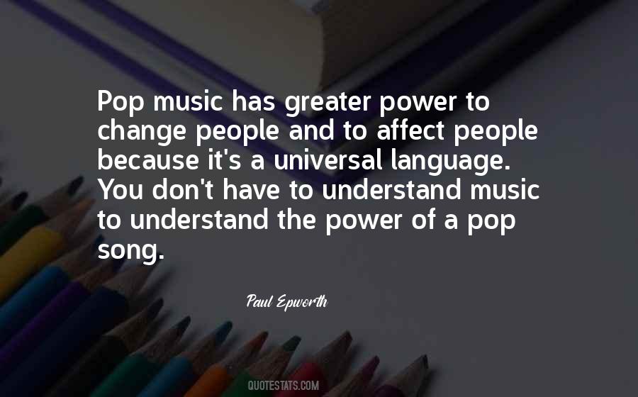 Quotes About The Power Of Music #276015