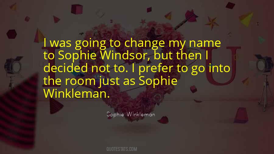 Quotes About Sophie #1655910