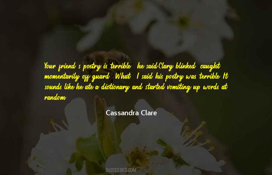Quotes About Clary #1073238