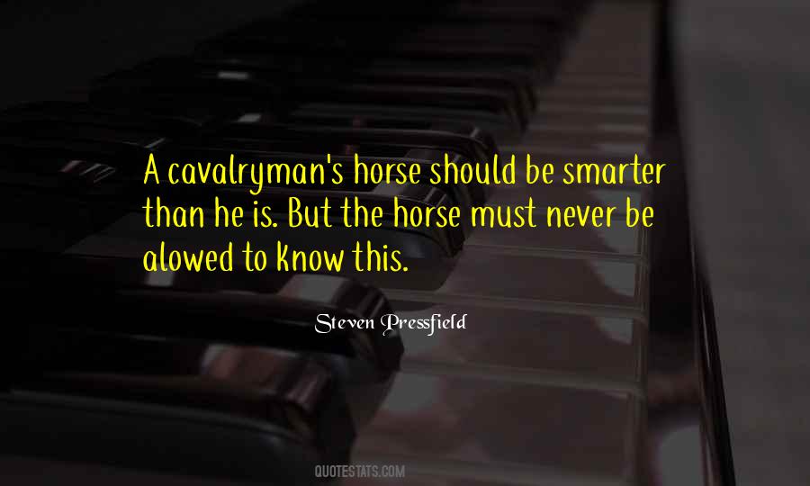 Army Horse Quotes #116538