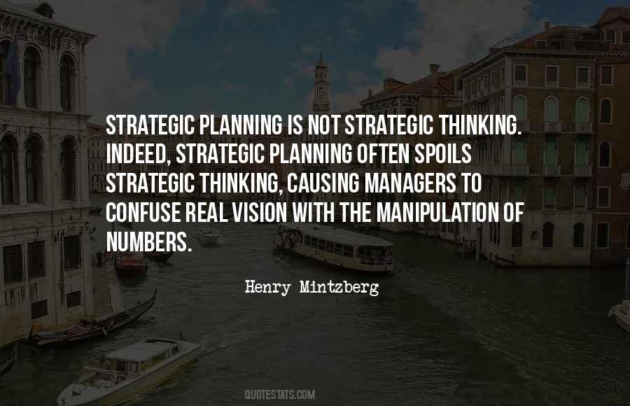 Quotes About Strategic Thinking #491924