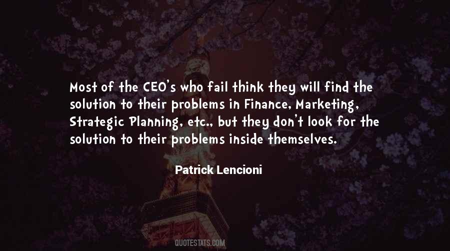 Quotes About Strategic Thinking #610808