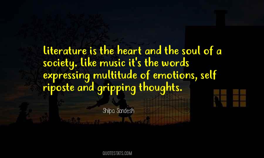Music Of Thoughts Quotes #1496268