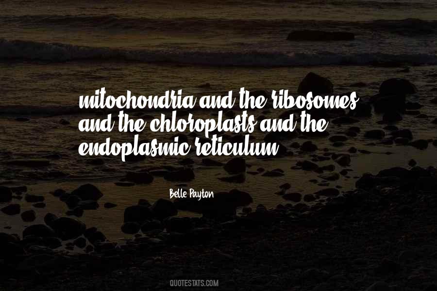 Quotes About The Endoplasmic Reticulum #1716887
