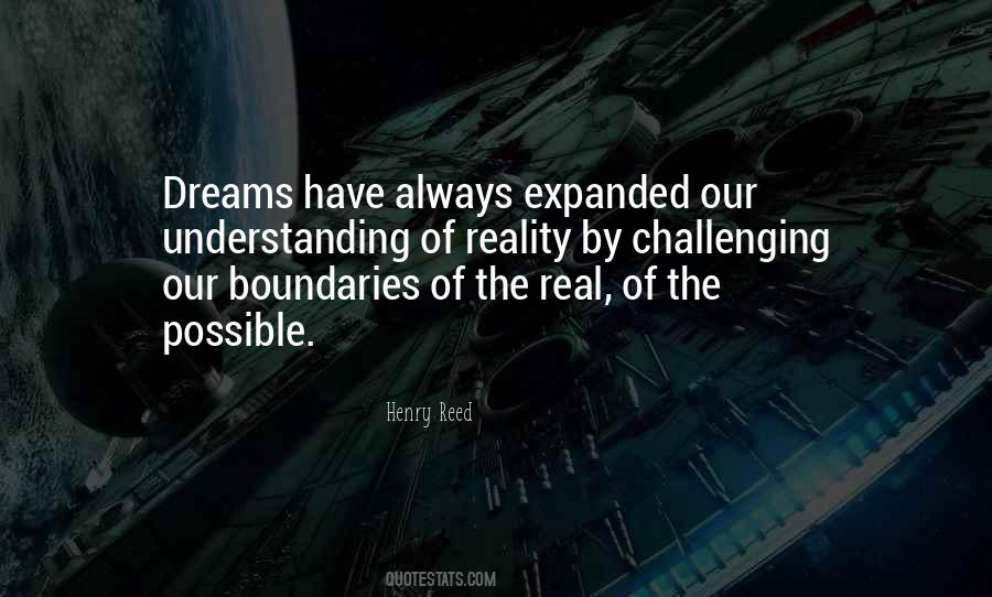 Quotes About The Reality Of Dreams #686170