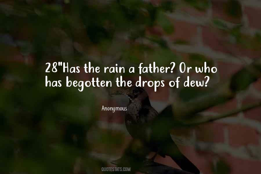 Rain Drops Quotes #254275