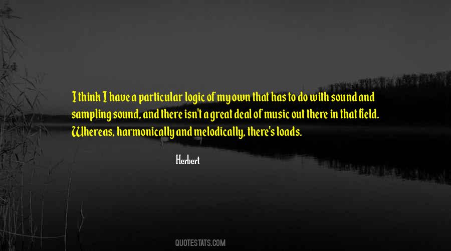 Quotes About Sampling Music #1803174