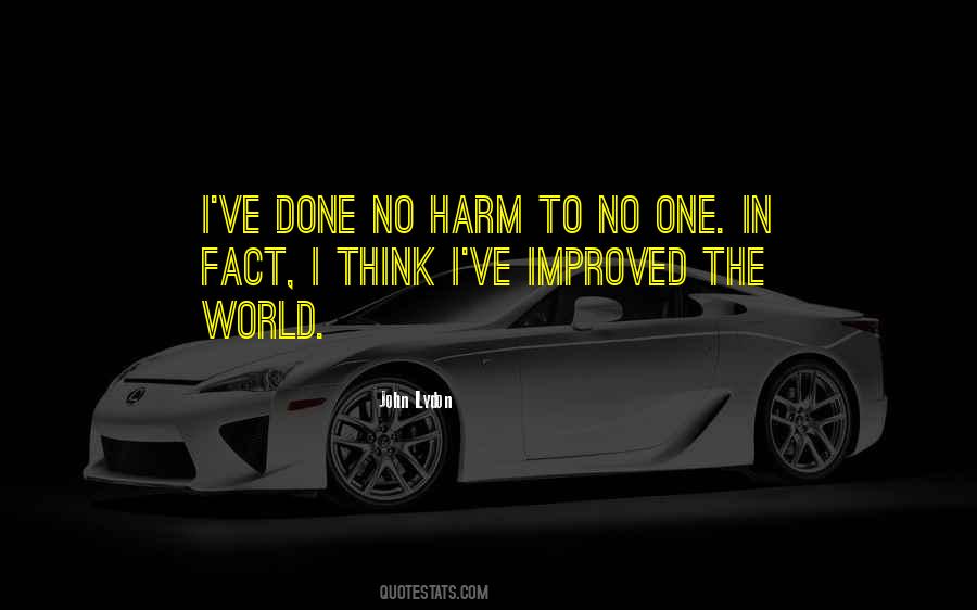 Quotes About No Harm #1850856