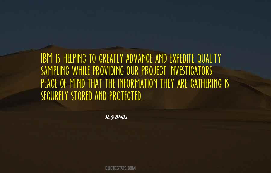 Quotes About Providing Information #350087