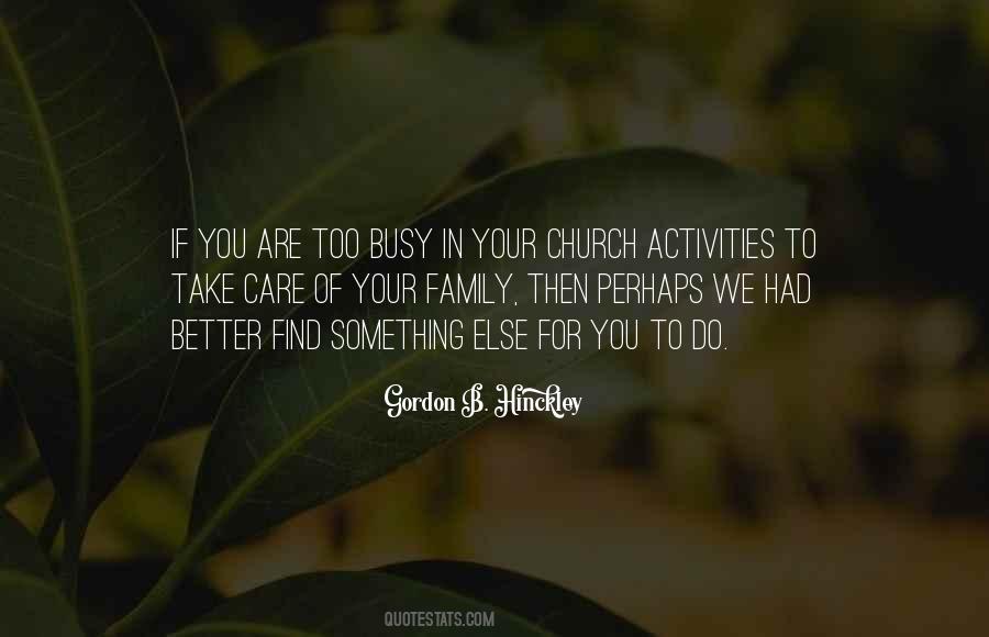 Quotes About Your Church Family #462543