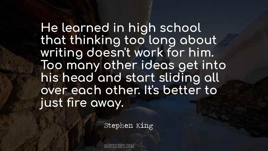 Quotes About Ideas For Writing #1511372 Quotes About Ideas For Writing #1511372