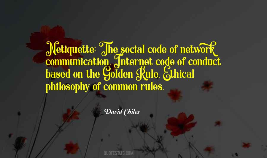 Social Conduct Quotes #1643930