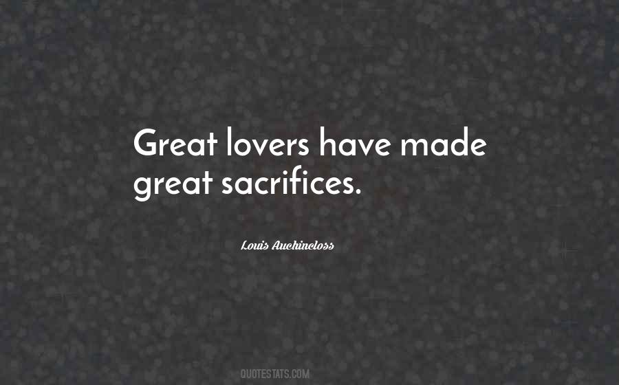 Love Sacrifices Quotes #313057