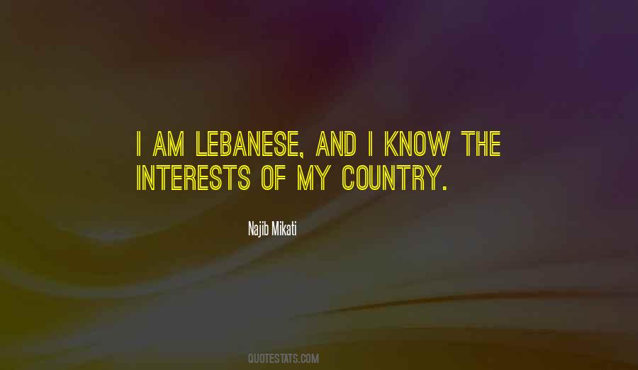 Quotes About Lebanese #1855332