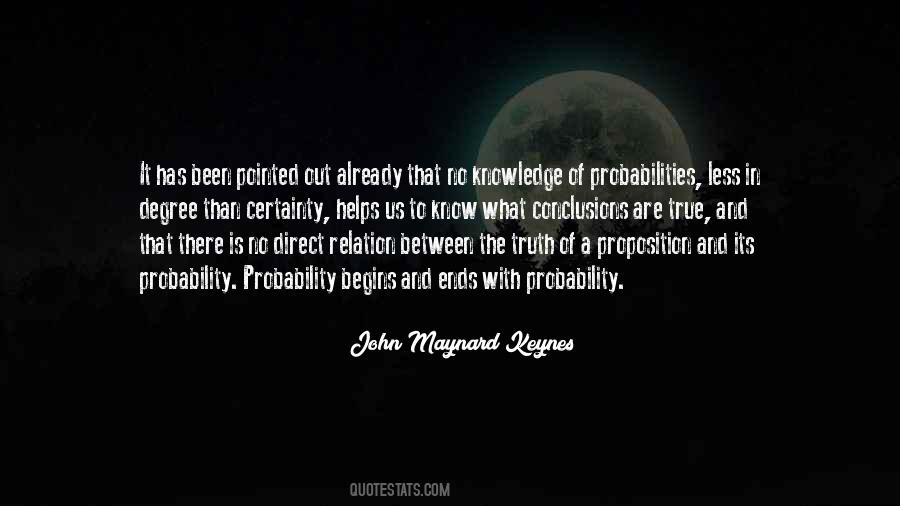 Quotes About Probabilities #404918