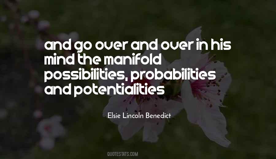 Quotes About Probabilities #589700